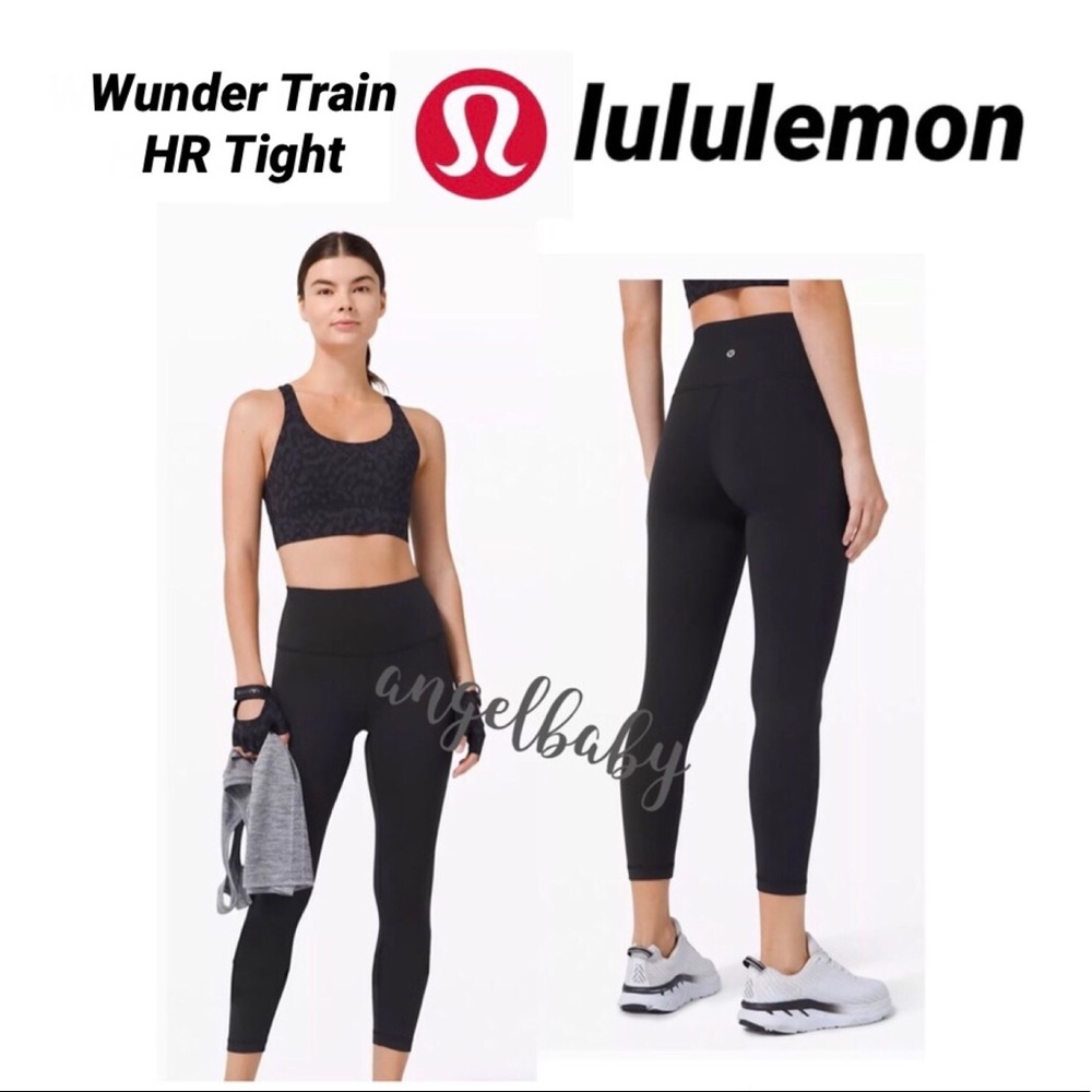 Lululemon Wunder Train HR Tight 25” in Solid Black! - Picture 5 of 17